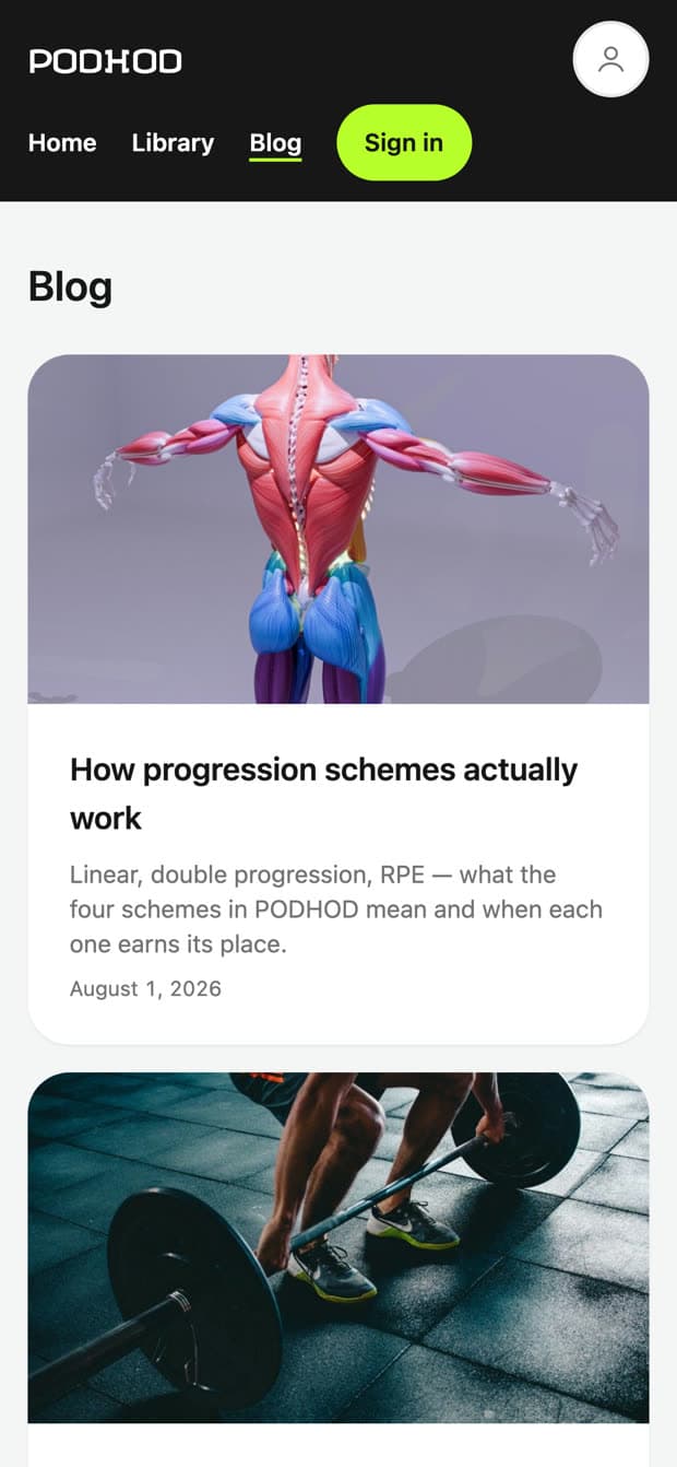 Podhod — Blog